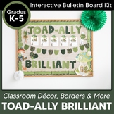 Bulletin Board Ideas | Toad-Ally Brilliant Frog Bulletin B