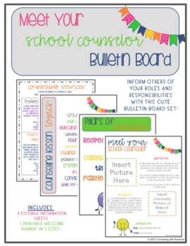 Preview of Bulletin Board Ideas for Counselors 