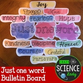 Bulletin Board: Just one word.