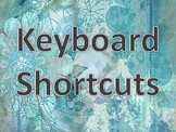 Bulletin Board PC Keyboarding Shortcuts for Computer Labs