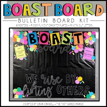 Preview of Bulletin Board Kit (Boast Board - Staff Shout Outs)