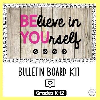 Preview of Bulletin Board Kit Growth Mindset & Social Emotional Learning