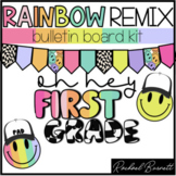 Bulletin Board Kit // Rainbow Remix 90's retro decor class