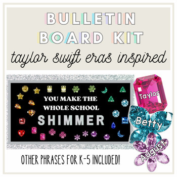 Bulletin Board Kit, Taylor Swift, Shimmer, Bejeweled, Eras