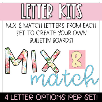 Bulletin Board Letter Sets for the Classroom!