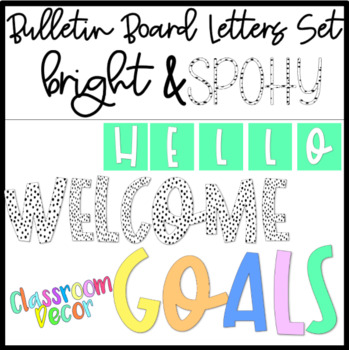 Bulletin Board Letter Sets for the Classroom!