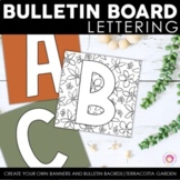 Bulletin Board Letter and Decor Pack | Terracotta Garden |