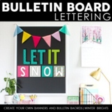 Bulletin Board Letter and Decor Pack | WINTER BRIGHTS | Wi