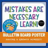 Bulletin Board Lettering Pack - "Mistakes are Necessary to