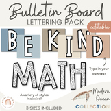 Bulletin Board Lettering Pack | Modern Classroom Decor | Editable