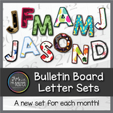 Bulletin Board Letters: 12 Month Seasonal Bundle