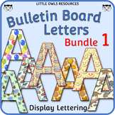 Bulletin Board Letters - 7 Themes - Display Lettering Bundle 1