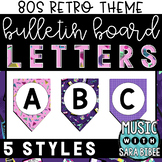 Bulletin Board Letters: 80s Retro Theme