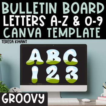 6” Bulletin Board Letters Printable Cut Out by Essential Educator