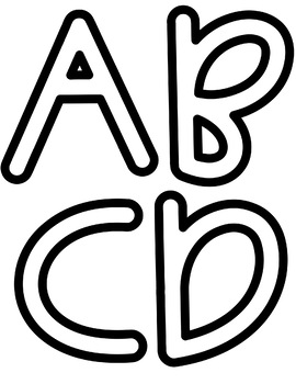 Bulletin Board Letters A-Z Font Type AG Fat Pants by It's Just Adam