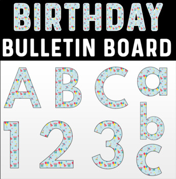 Birthday Letter & Number Boards