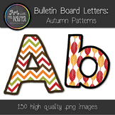 Bulletin Board Letters: Autumn and Thanksgiving (Classroom Decor)