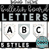 Bulletin Board Letters: Boho Theme