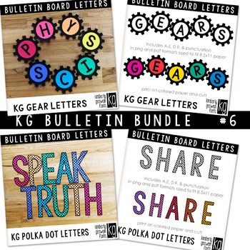 KG Closer to Free Bulletin Board Letters - Kimberly Geswein Fonts