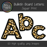 Bulletin Board Letters: Jaguar/Leopard Print (Classroom Decor)
