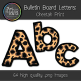 Bulletin Board Letters: Cheetah Print (Classroom Decor)