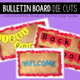 Bulletin Board Letters and Pennants with Chunky and Skinny