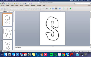 Preview of Bulletin Board Letters- Editable Using PPT