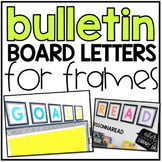 Bulletin Board Letters Fit for Frames