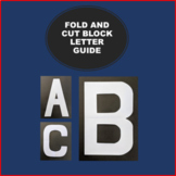 Bulletin Board Letters - Fold and Cut Block Letter Guide