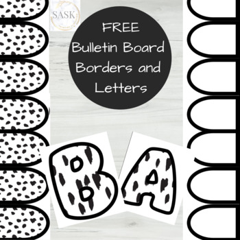Preview of Bulletin Board Letters - Free Printable