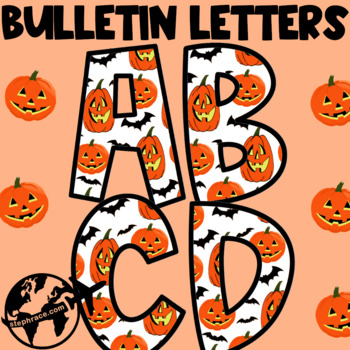 Cute Halloween Bulletin Board Letters – Posh Print Design Co LLC