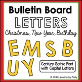 Bulletin Board Display Letters | Christmas | New Year | Birthday