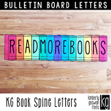 Bulletin Board Letters: KG Book Spine Letters
