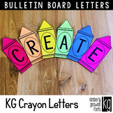 Bulletin Board Letters: KG Crayon Letters