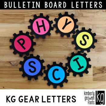 KG Puzzle Letters Bulletin Board Letters - Kimberly Geswein Fonts