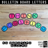 Bulletin Board Letters: KG Geronimo Blocks