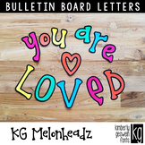 Bulletin Board Letters: KG Melonheadz