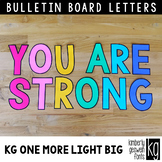 Bulletin Board Letters: KG One More Light BIG