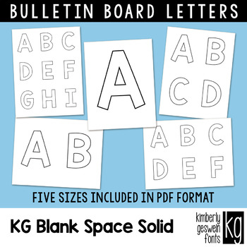 KG A Little Swag Bulletin Board Letters