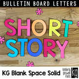 Bulletin Board Letters: KG Blank Space Solid