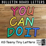 Bulletin Board Letters: KG Teeny Tiny Letters