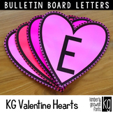 Bulletin Board Letters: KG Valentine Hearts Blocks ~ EASY CUT