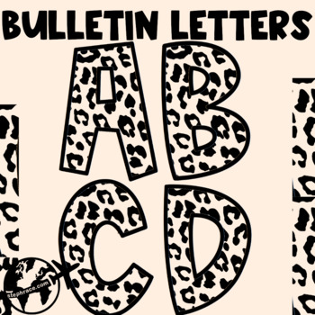 Animal Prints Bulletin Board set  Bulletin board letters, Bulletin boards,  Bulletin