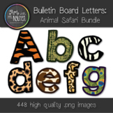 Bulletin Board Letters: Animal Safari Print Bundle (Classr