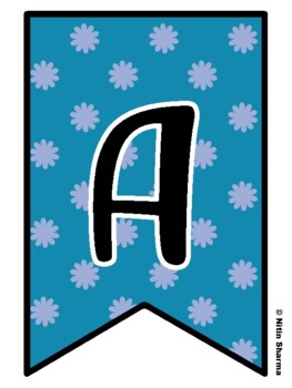 Bulletin Board Letters, Pennant Banner, Alphabet Posters, Back To School