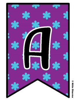 Bulletin Board Letters, Pennant Banner, Alphabet Posters, Back To School