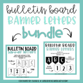 Bulletin Board Letters - Alphabet Pennant Banners (BUNDLE)