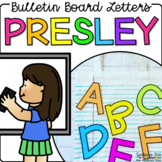Printable Bulletin Board Letters & Numbers Large Easy to R