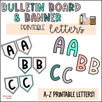 Alphabet Poster - School Classroom Library — TidyLady Printables