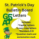Bulletin Board Letters | St. Patrick's Day | Earth Day | C